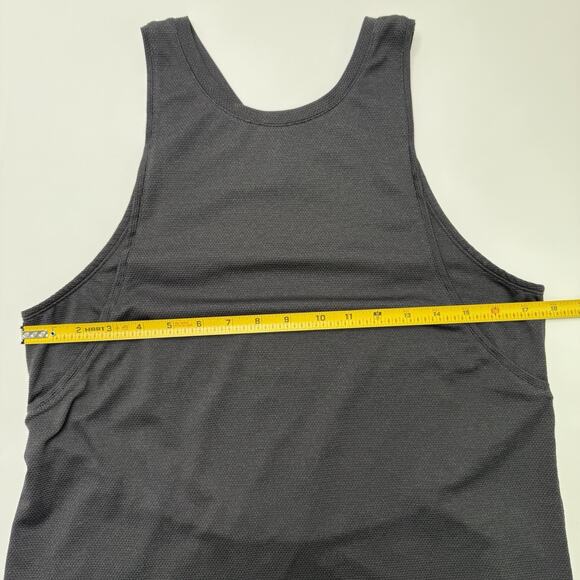 Splits 59 Black Jersey Racerback Tank Top Medium Moisture Wick Sleeveless Shirt - Picture 4 of 6